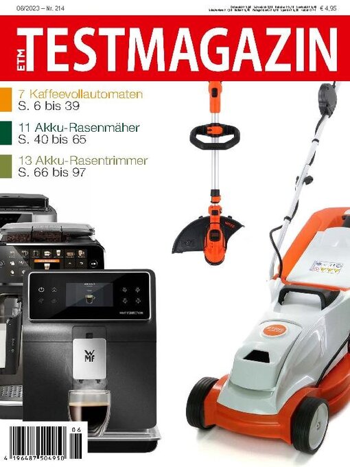 Title details for ETM TESTMAGAZIN by PRECON Medien GmbH - Available